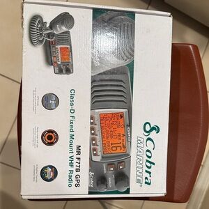 Cobra Marine MR F77B GPS VHF Radio - Black